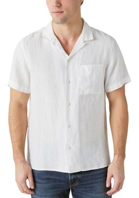  Lucky Brand Men's Printed Long Sleeve Western Shirt, Indigo  Stripe : Clothing, Shoes & Jewelry