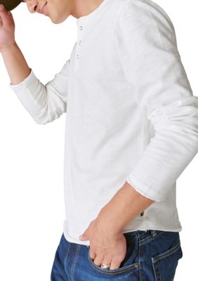 Weekend Slub Jersey Long Sleeve Henley Shirt