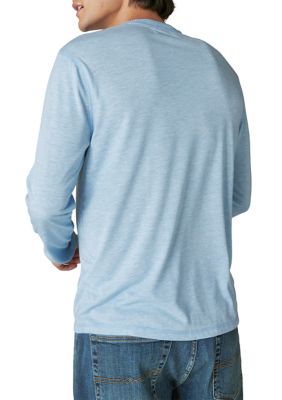 Tencel Long Sleeve Henley Shirt