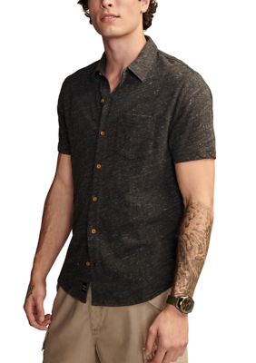 Linen Short Sleeve Button Up Shirt