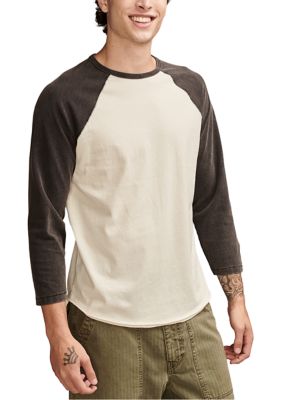 Lucky Brand Mens Eco Jersey 34 Sleeve TShirt