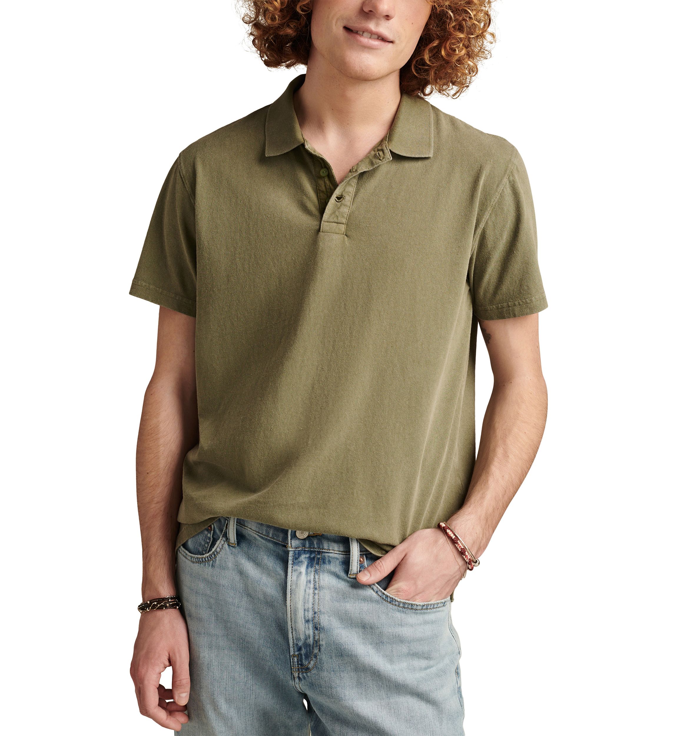 Jersey Short Sleeve Polo Shirt 