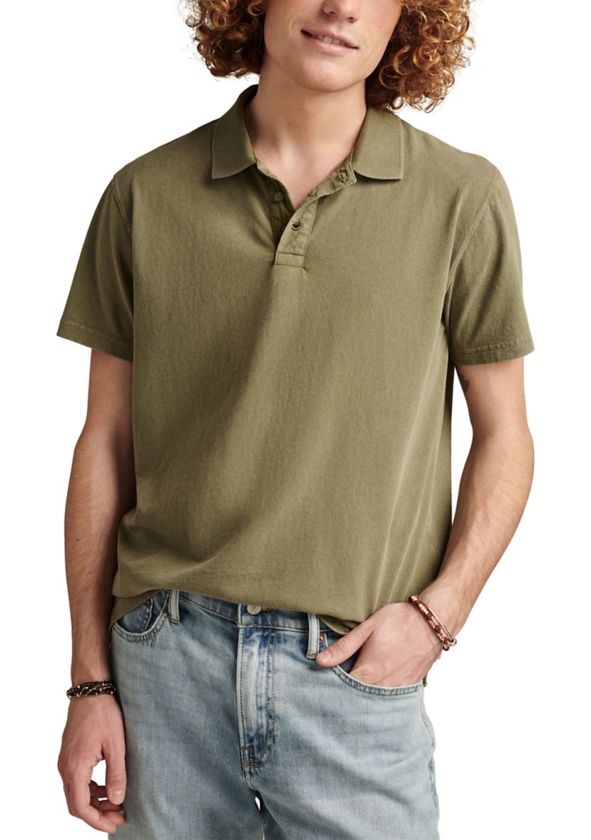 Jersey Short Sleeve Polo Shirt 