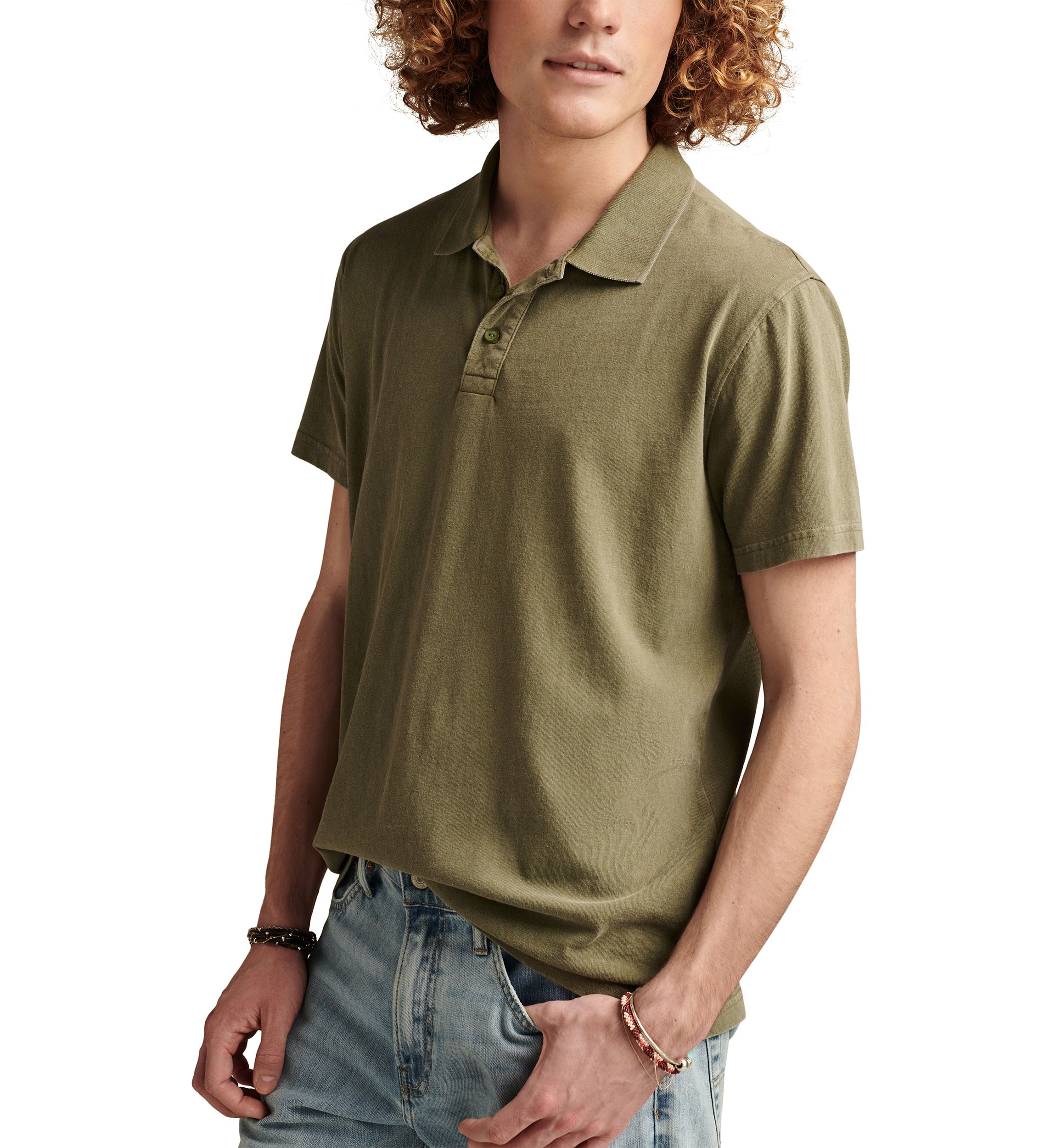 Jersey Short Sleeve Polo Shirt 
