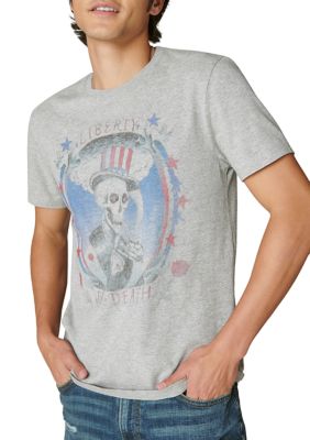 Liberty Skull Graphic T-Shirt
