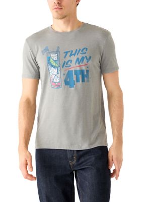 Lucky Brand Men's This is My 4th Graphic T-Shirt