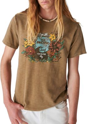 Lucky Brand Men's Old Pacific Lager Graphic T-Shirt