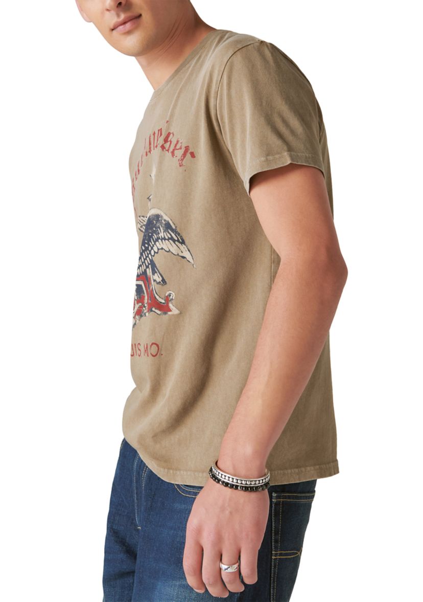 Short Sleeve Budweiser Graphic T-Shirt 
