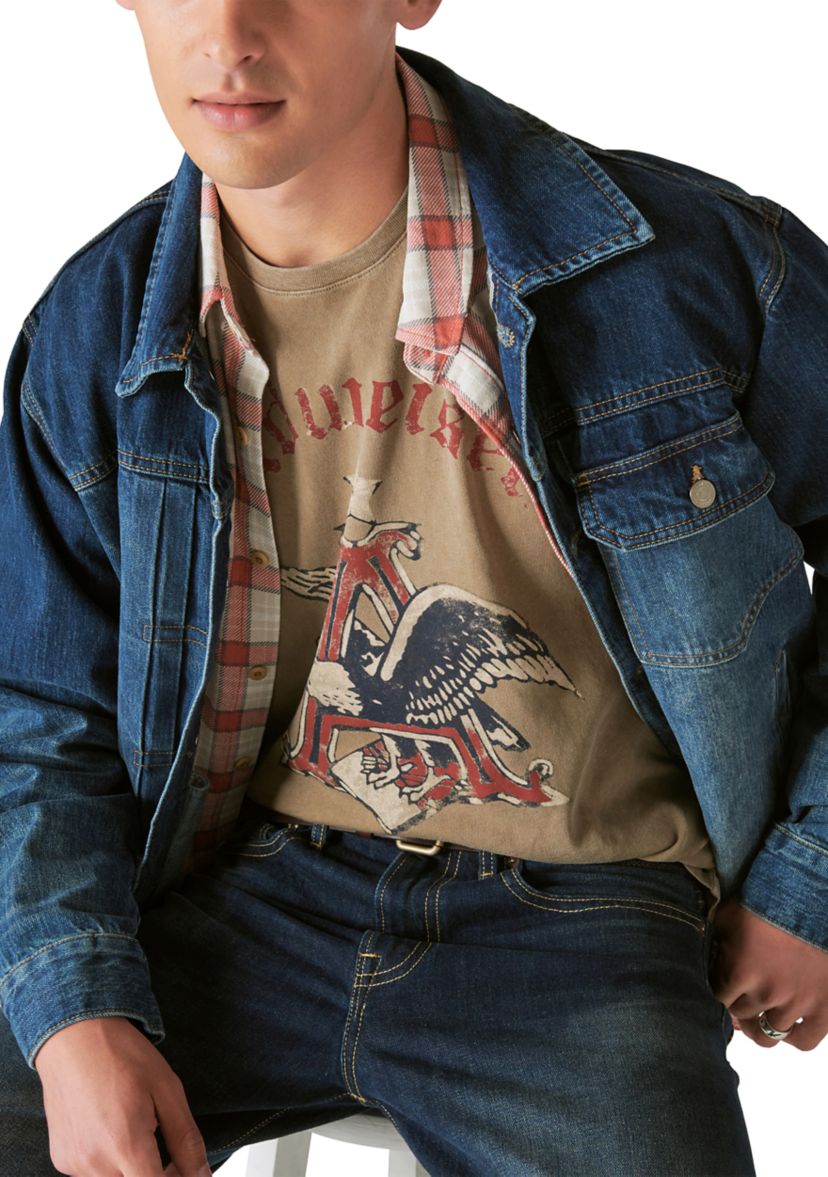 Short Sleeve Budweiser Graphic T-Shirt 