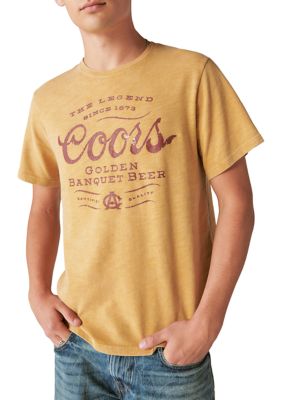 Lucky Brand Men's Coors Western Graphic T-Shirt