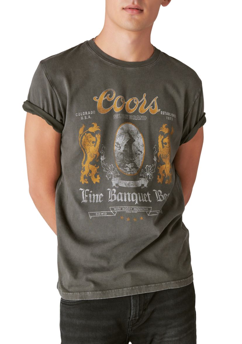 Coors Fine Banquet Beer Graphic T-Shirt 