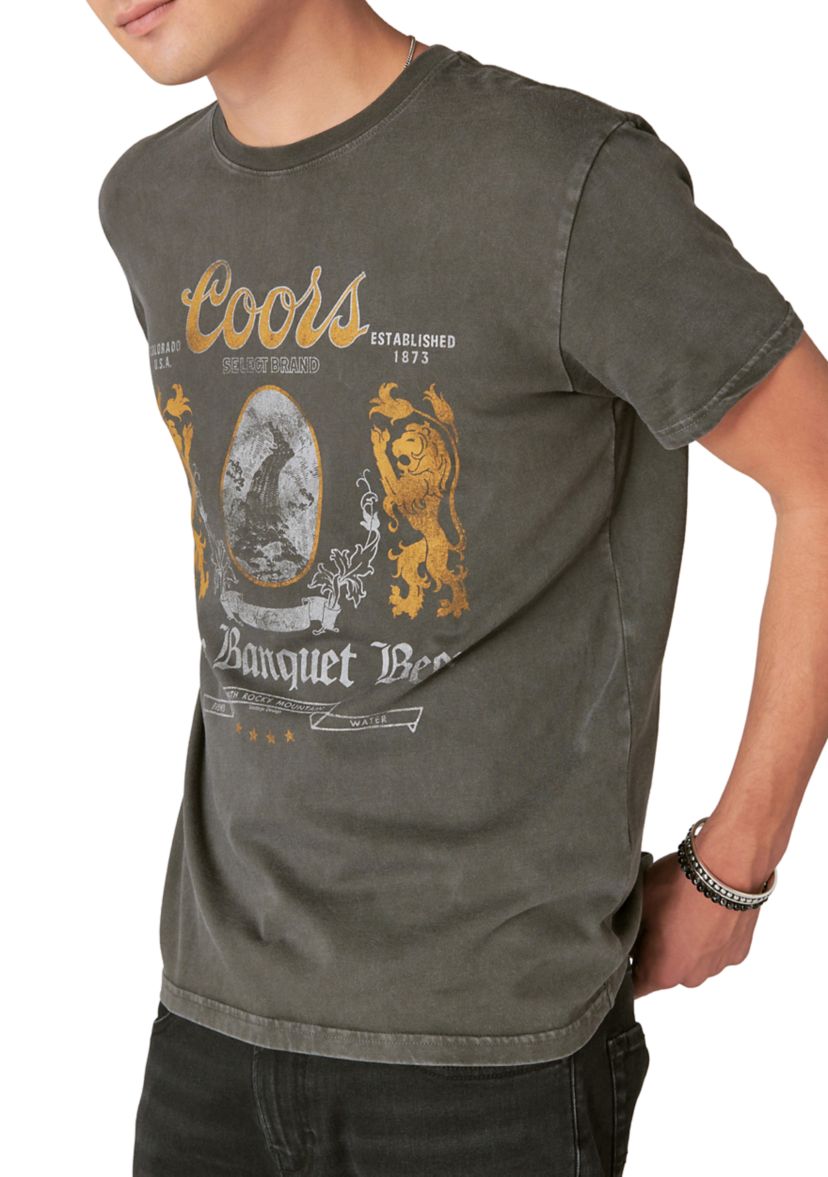 Coors Fine Banquet Beer Graphic T-Shirt 