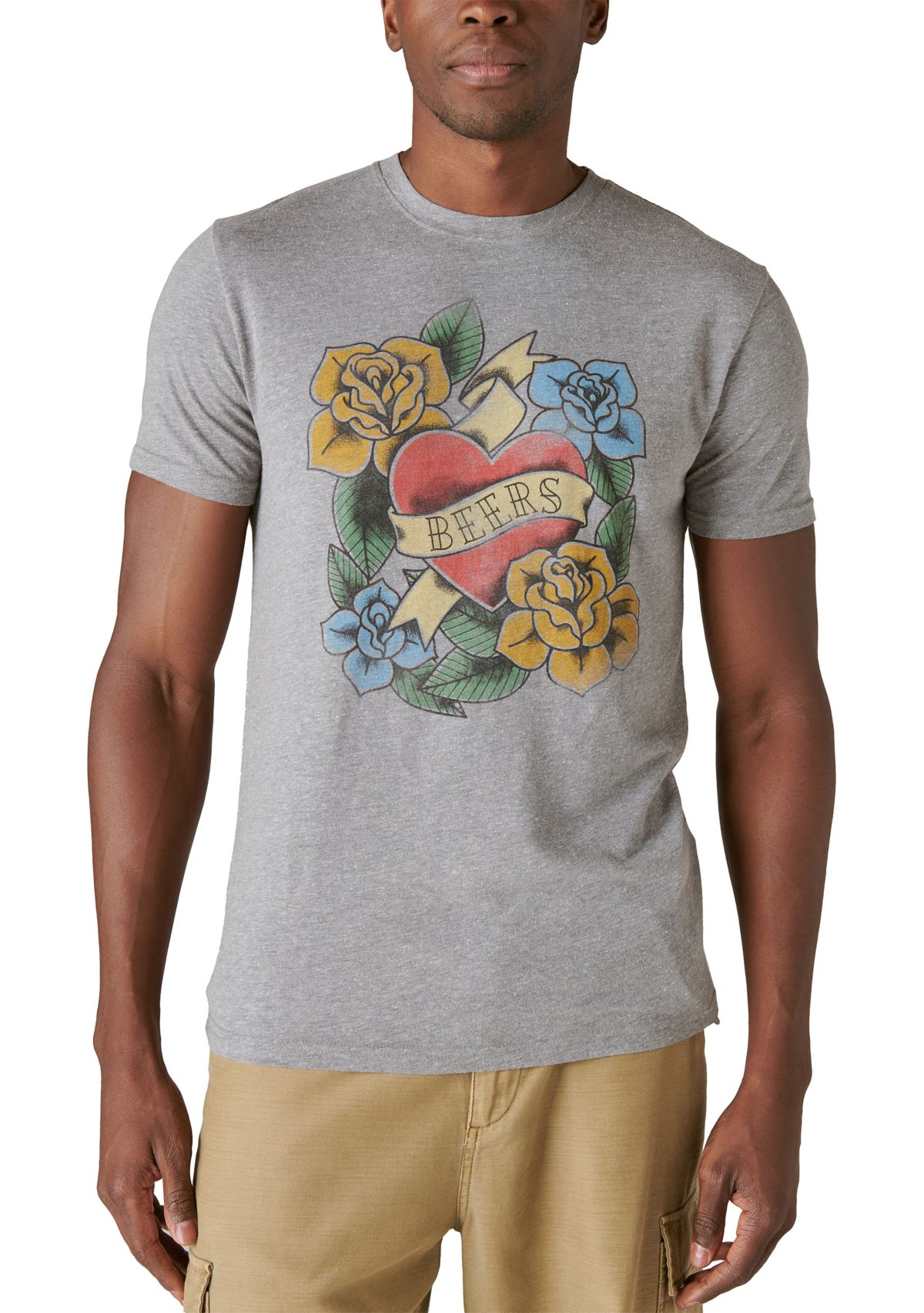 Beer Tattoo Graphic T-Shirt