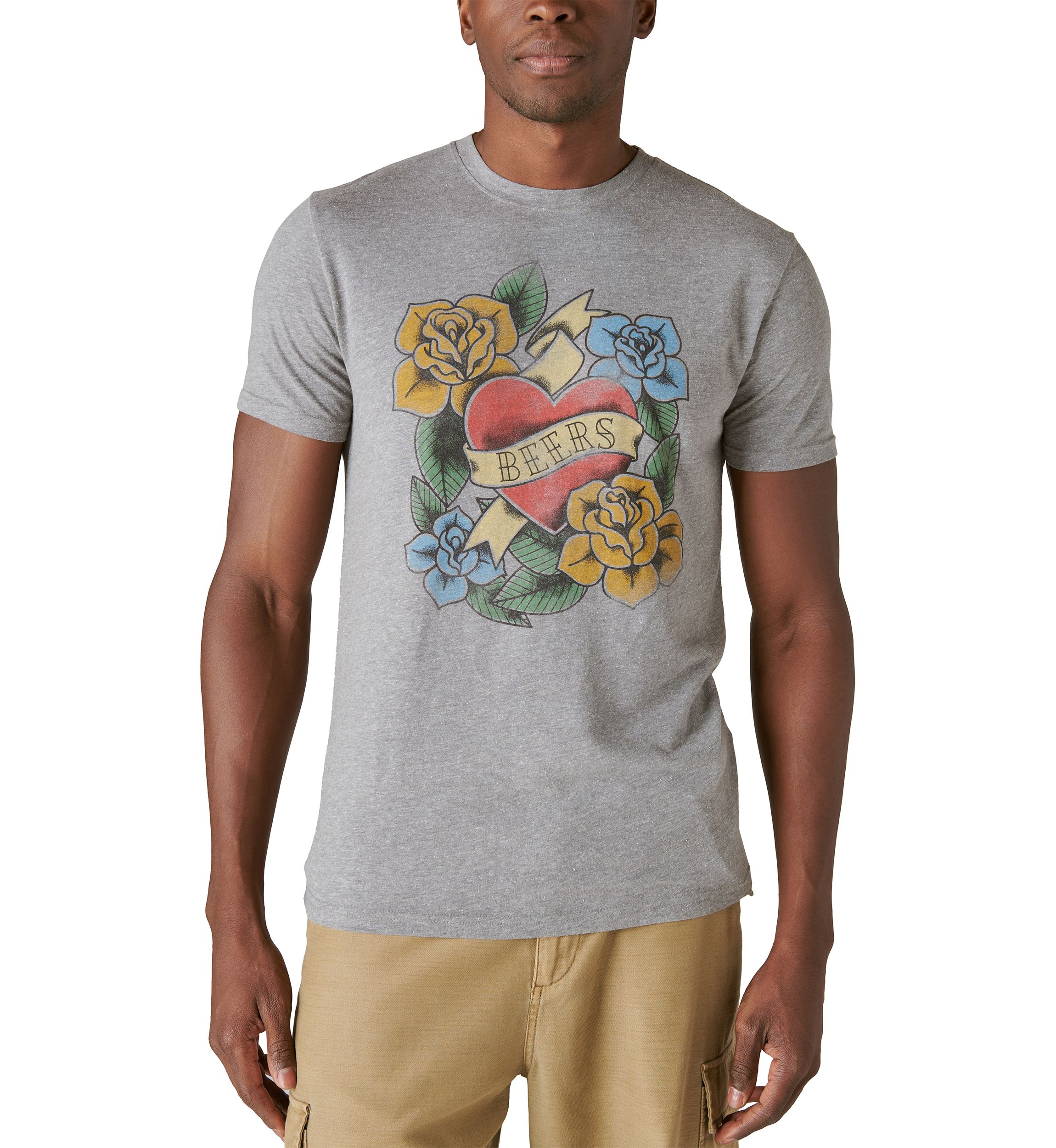 Beer Tattoo Graphic T-Shirt