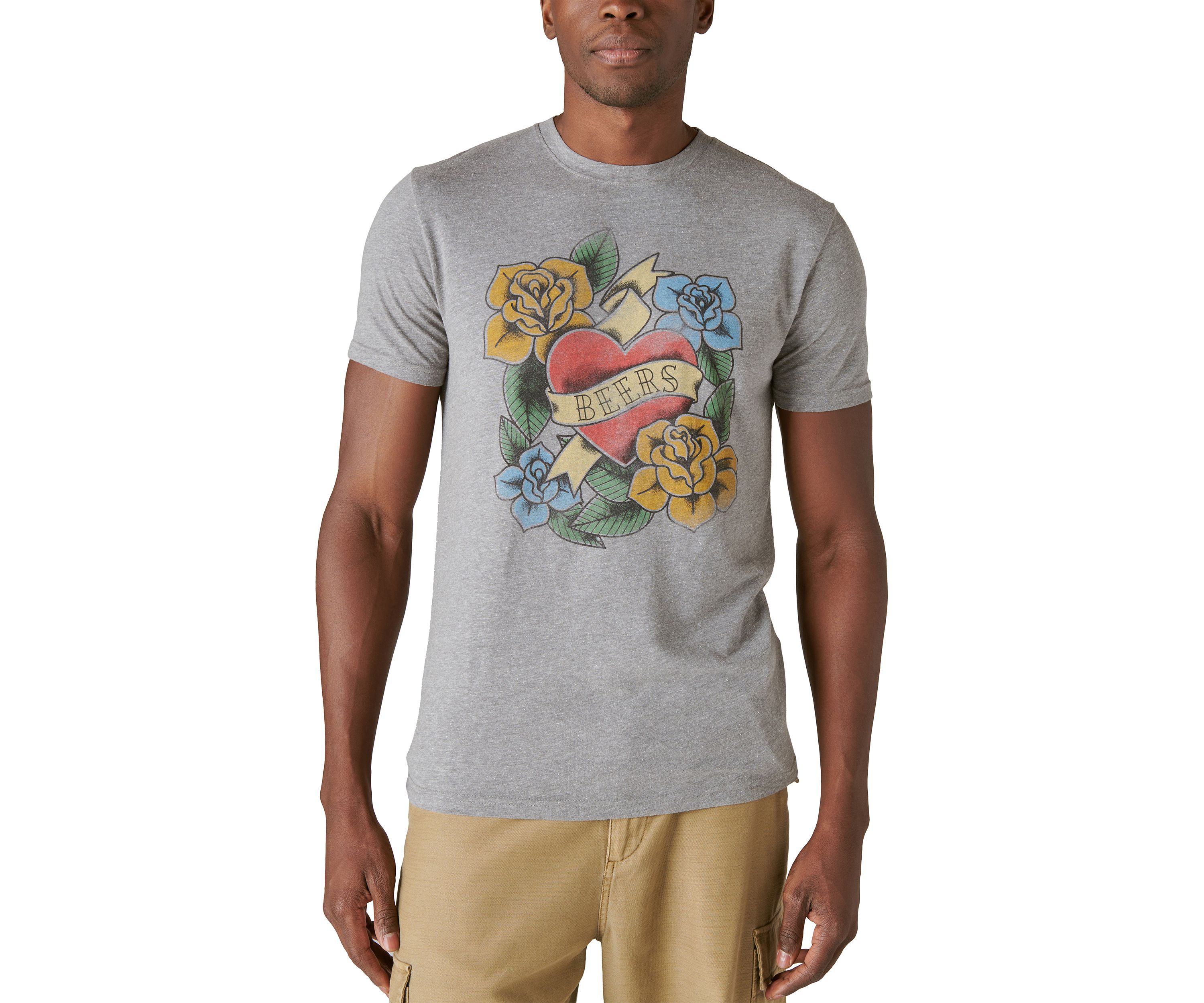 Beer Tattoo Graphic T-Shirt