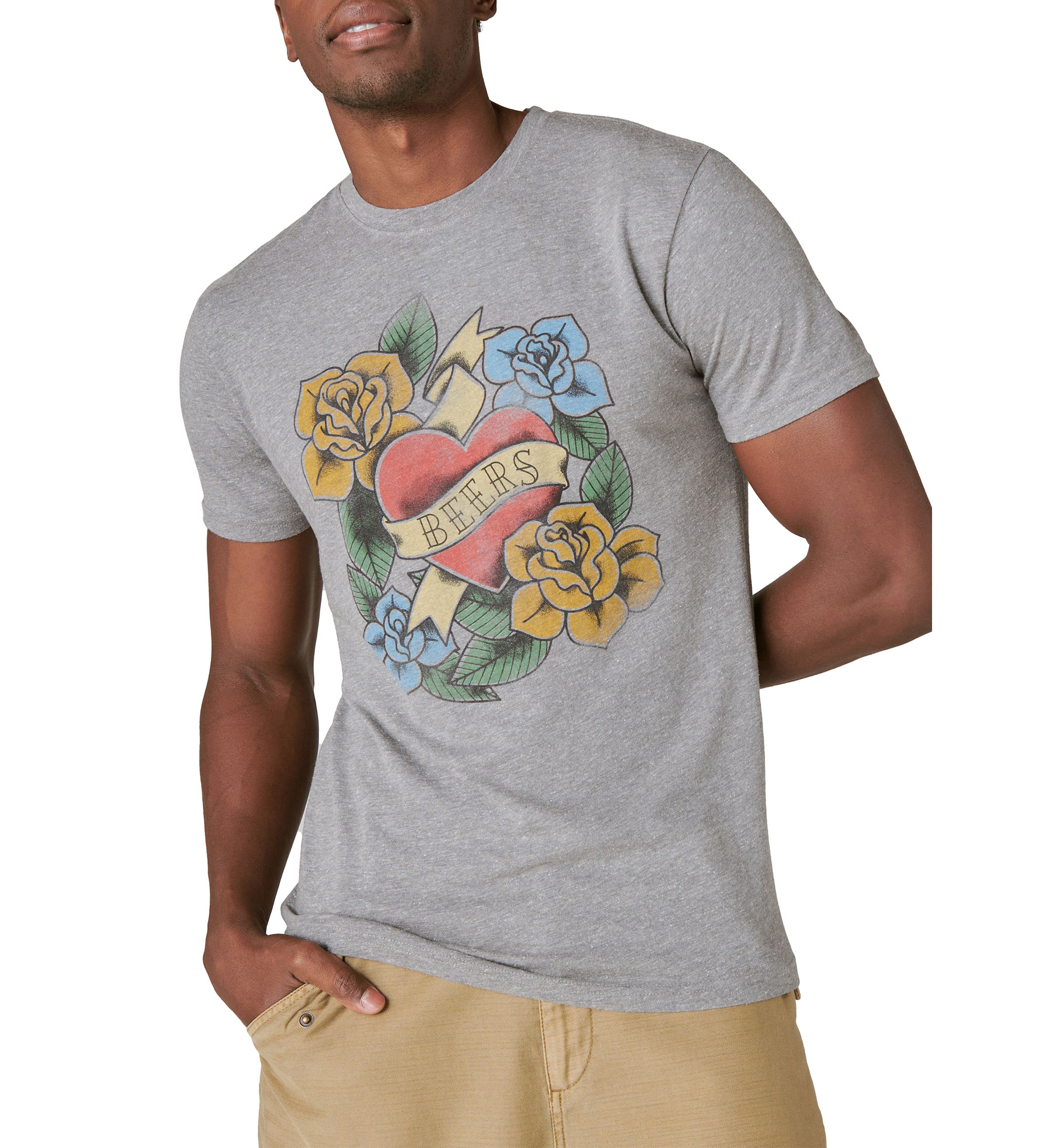 Beer Tattoo Graphic T-Shirt