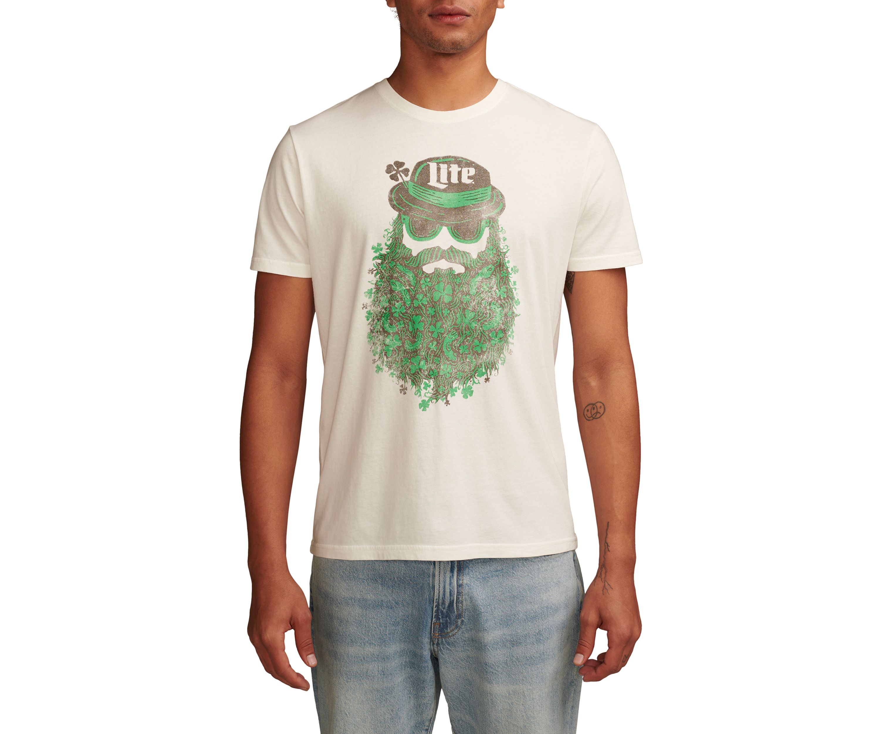Miller Lite Beard Graphic T-Shirt