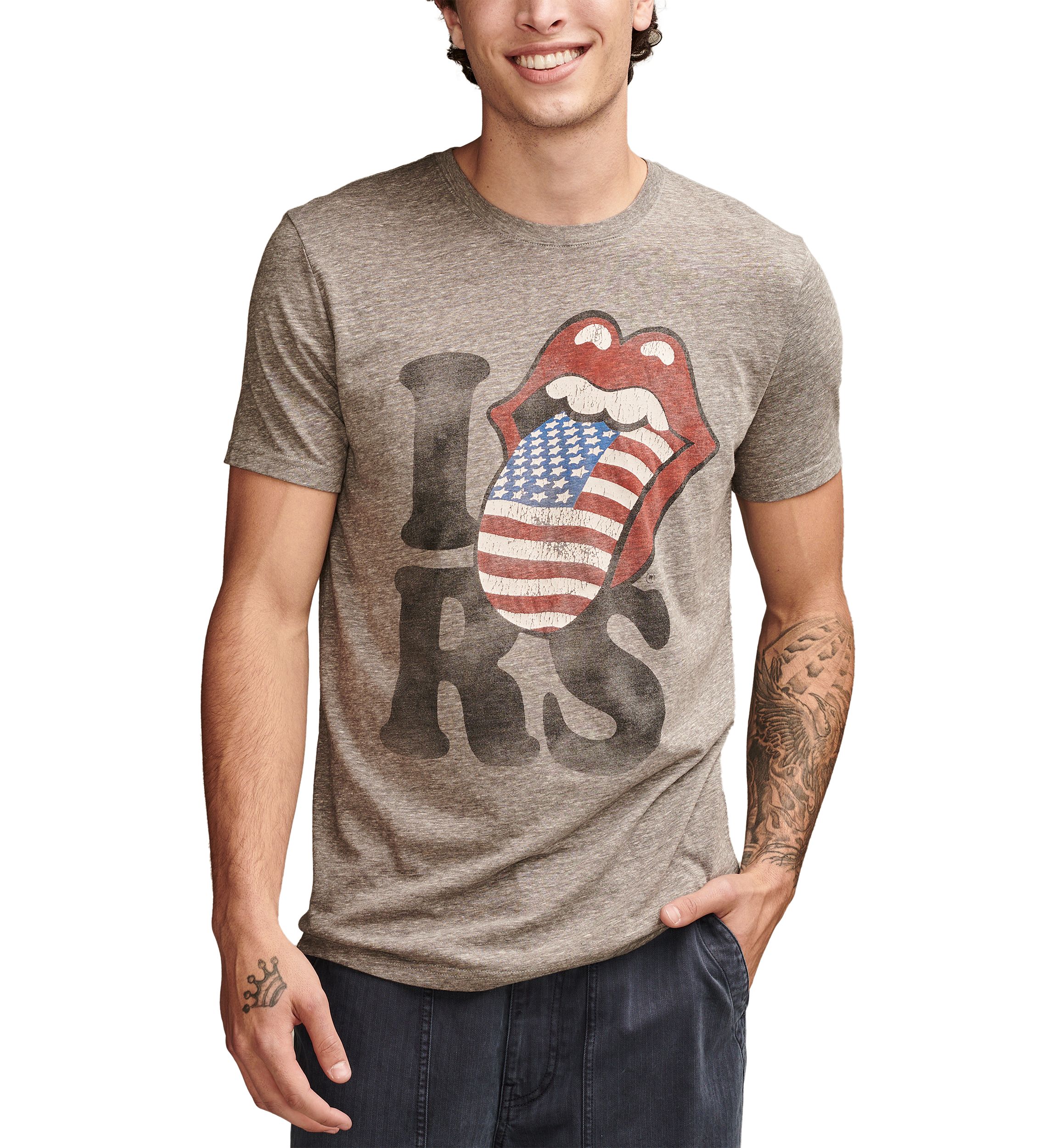 I Love Rolling Stones Graphic T-Shirt