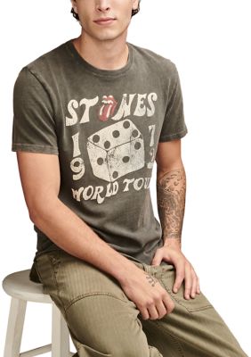 Lucky Brand Men's Rolling Stones Dice Graphic T-Shirt