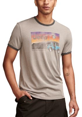 Lucky Brand Men's Jeep Sunset Graphic T-Shirt