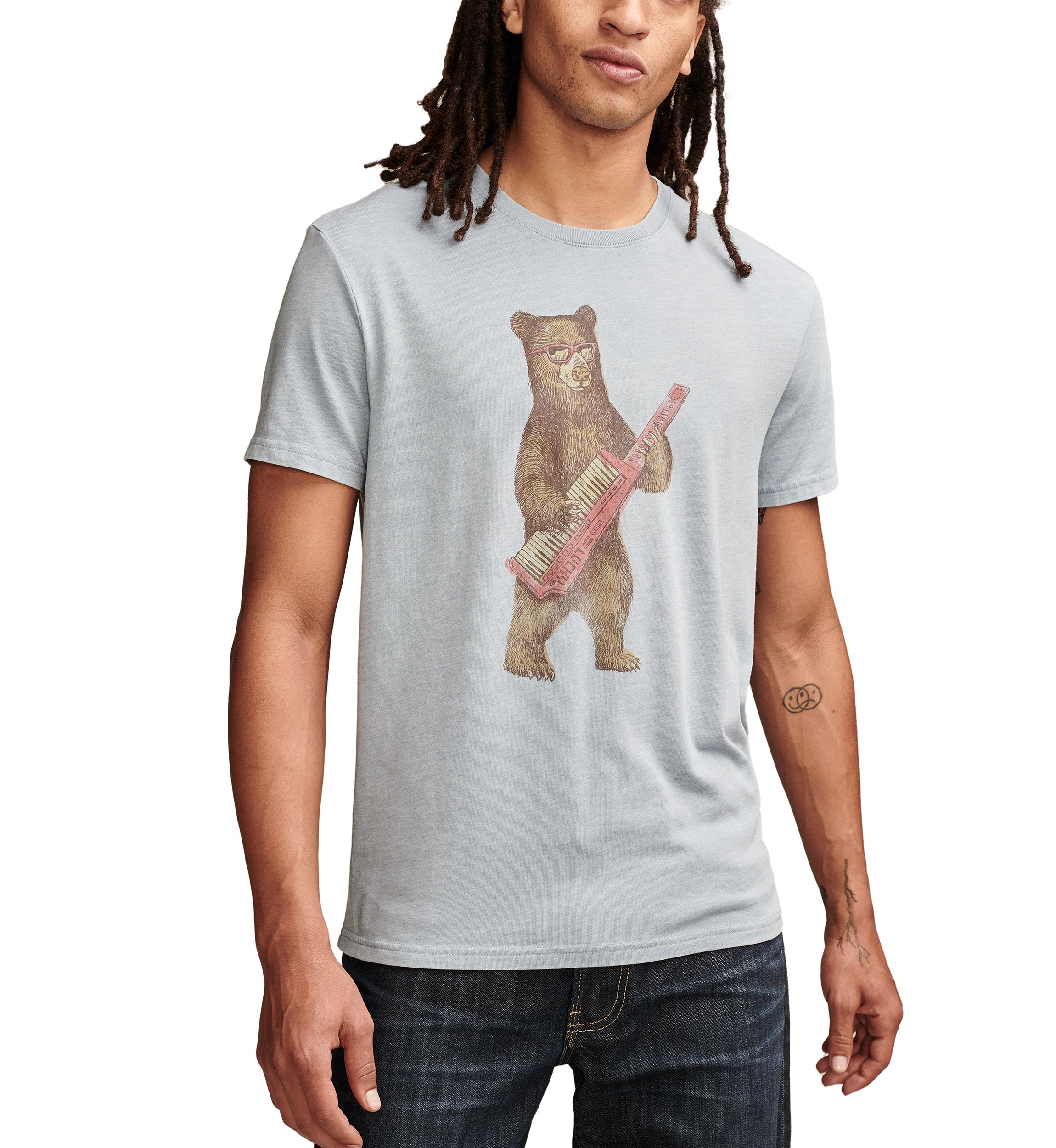 Keytar Bear Graphic T-Shirt