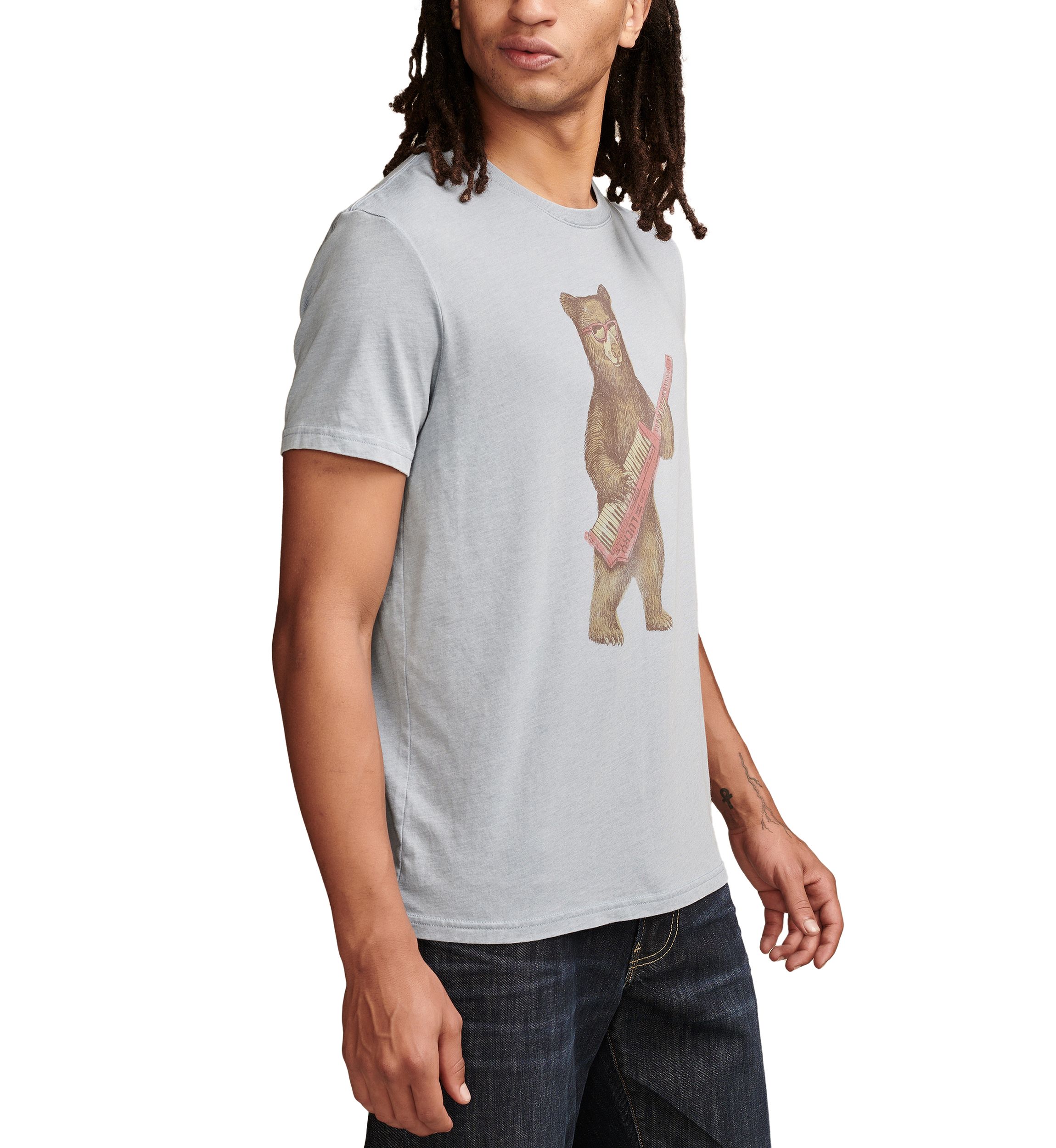 Keytar Bear Graphic T-Shirt