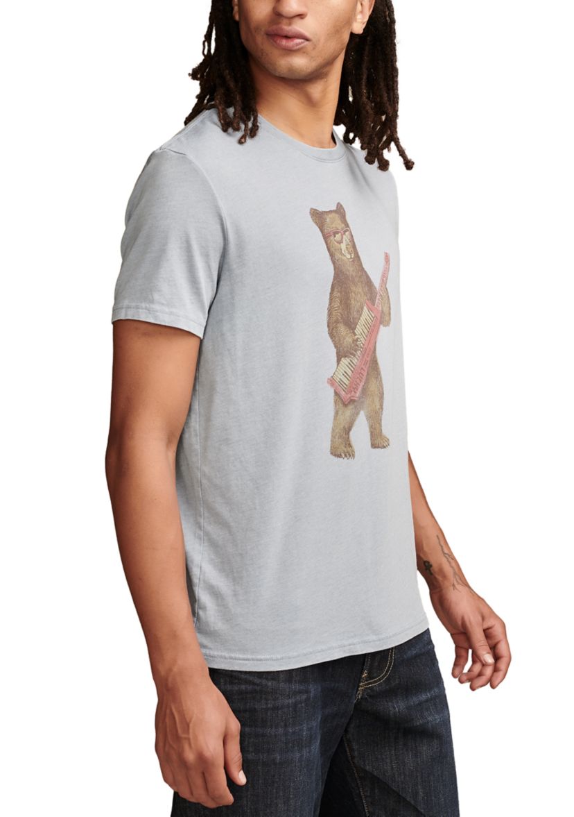 Keytar Bear Graphic T-Shirt