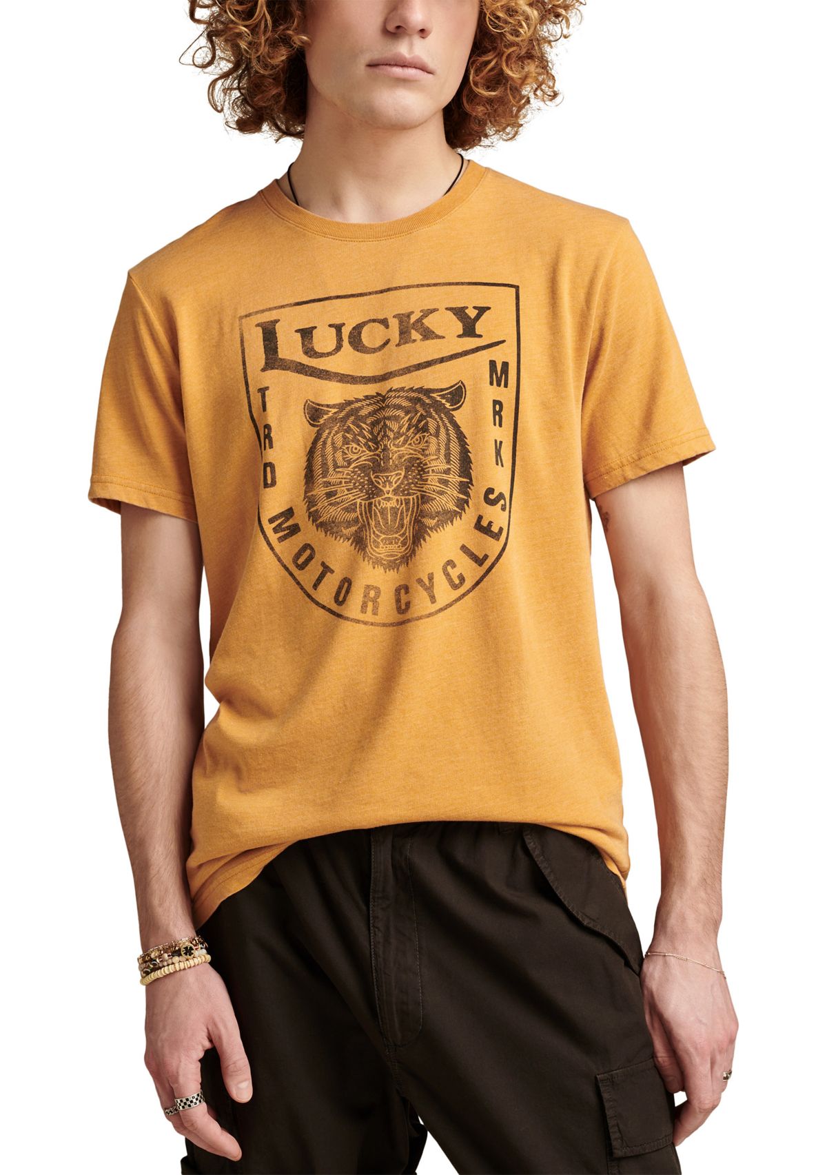 Lucky Motorcycles Graphic T-Shirt 