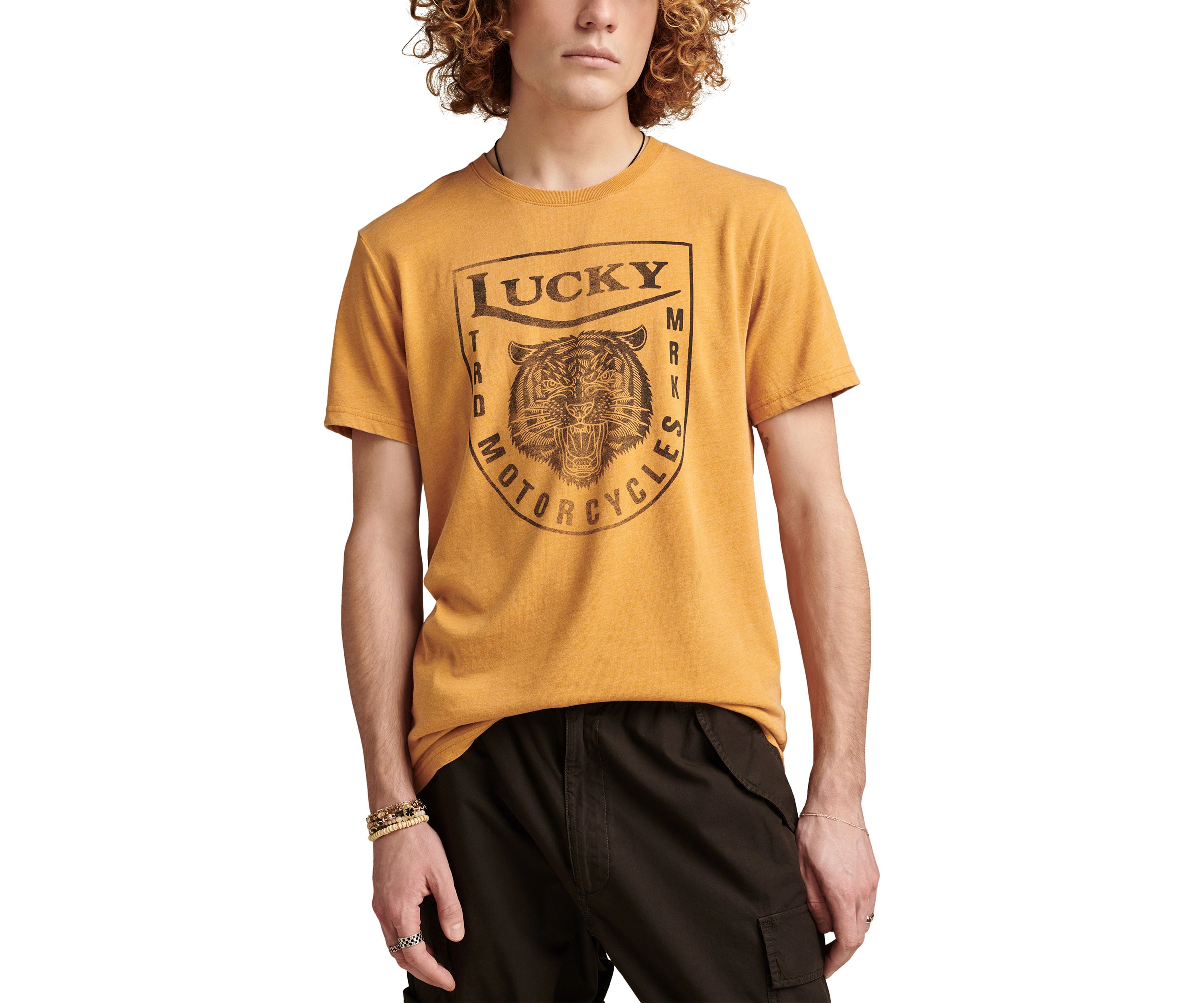 Lucky Motorcycles Graphic T-Shirt 