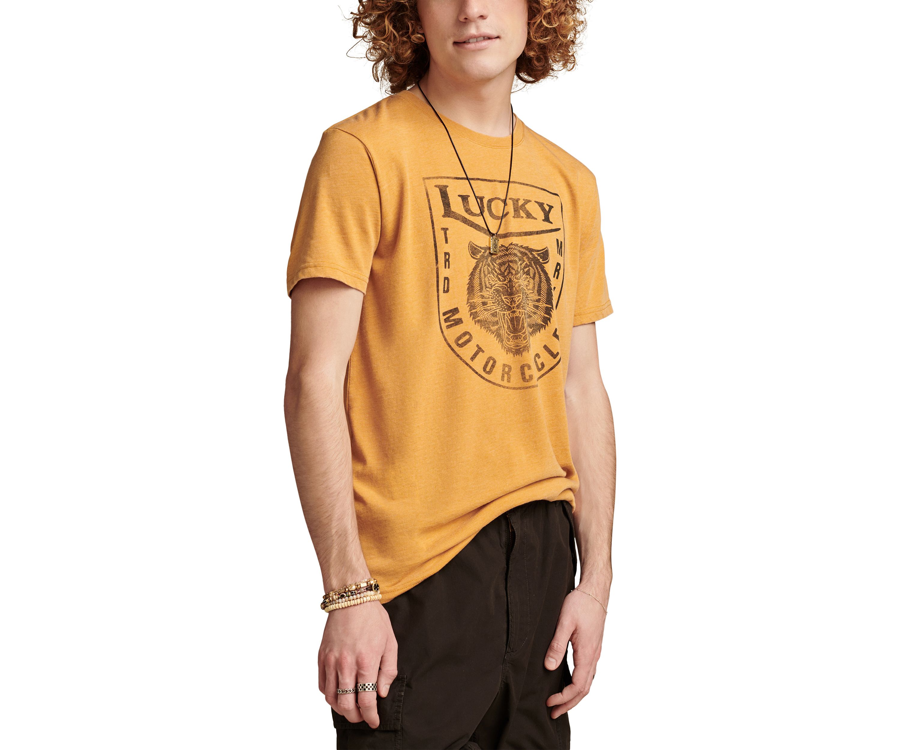 Lucky Motorcycles Graphic T-Shirt 