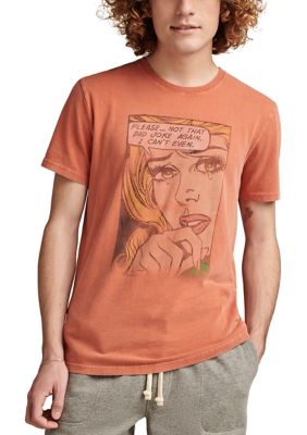 Lucky Brand Men's Comic Girl Graphic T-Shirt