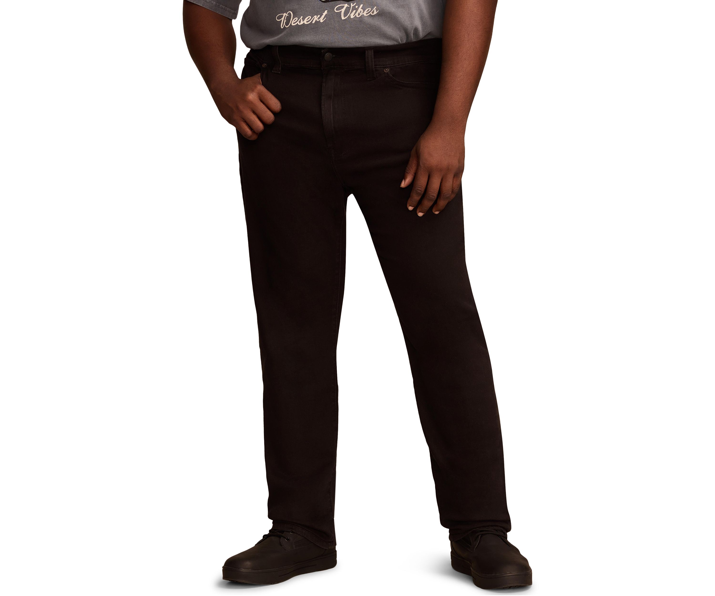Big & Tall Jet Black Denim Jeans