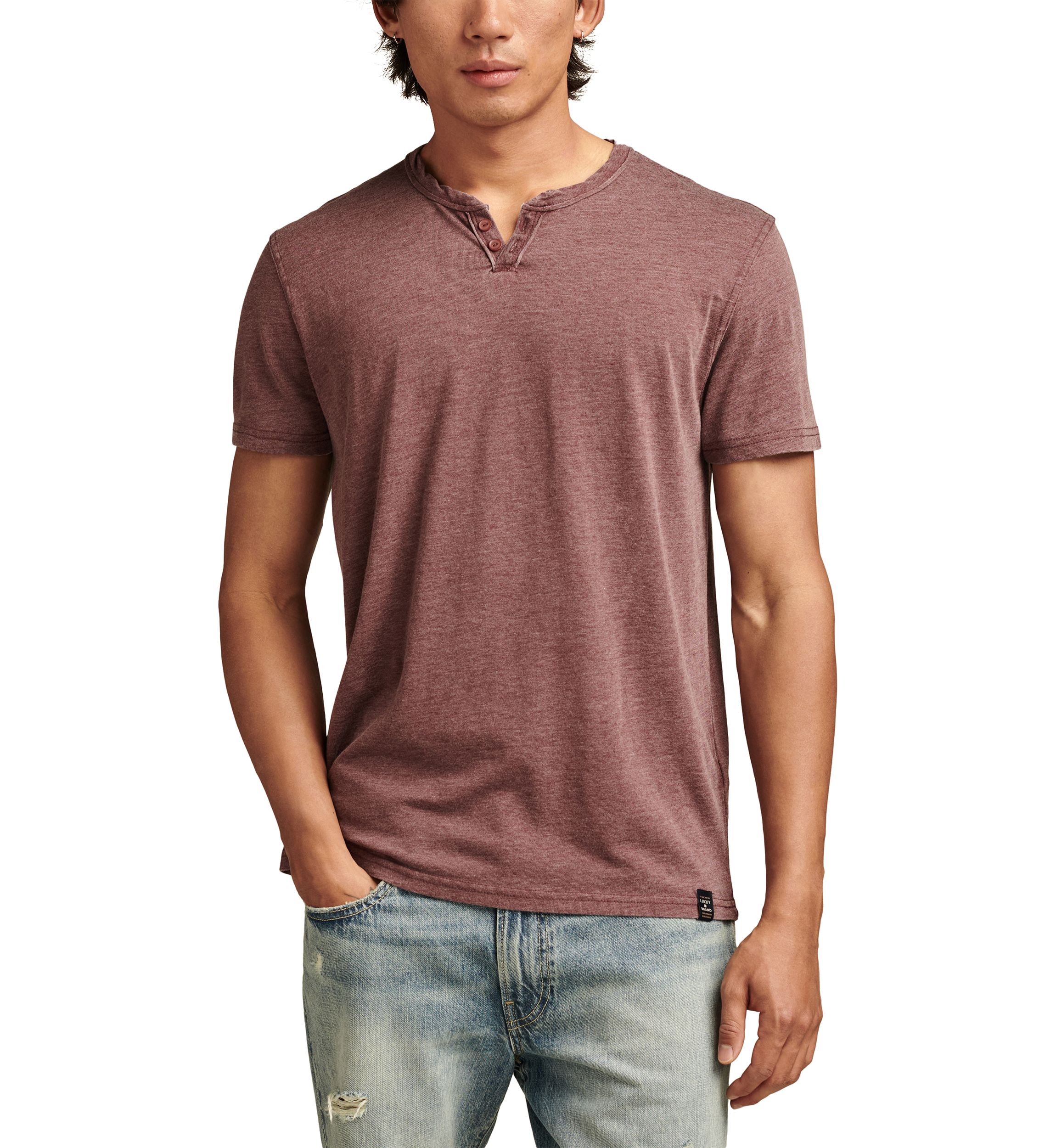 Big & Tall Short Sleeve Venice Burnout T-Shirt