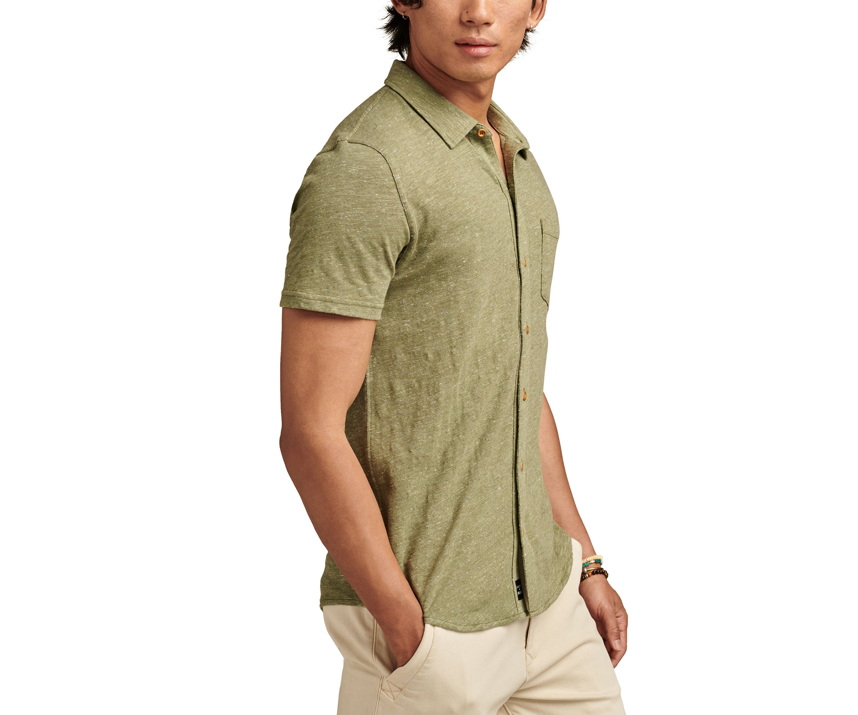 Big & Tall Solid Button Down Shirt