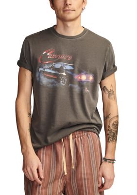 Lucky Brand Men's Big & Tall Camaro Short Sleeve Graphic T-Shirt