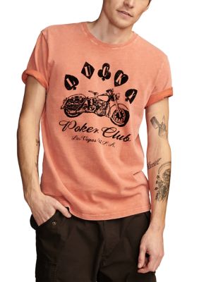 Big & Tall Poker Club Short Sleeve Graphic T-Shirt