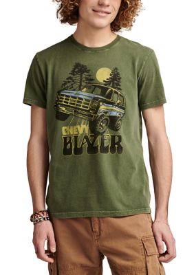 Lucky Brand Men's Big & Tall Chevy Blazer Short Sleeve Graphic T-Shirt