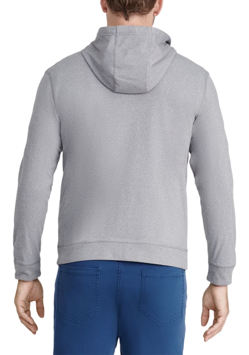 Long Sleeve Lightweight Microfleece Heather Pullover Hoodie