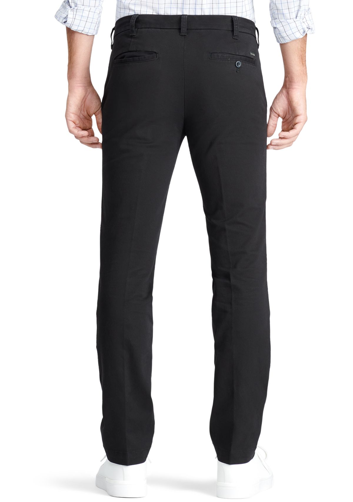 Performance Stretch Straight Fit Flat Front Chino Pants