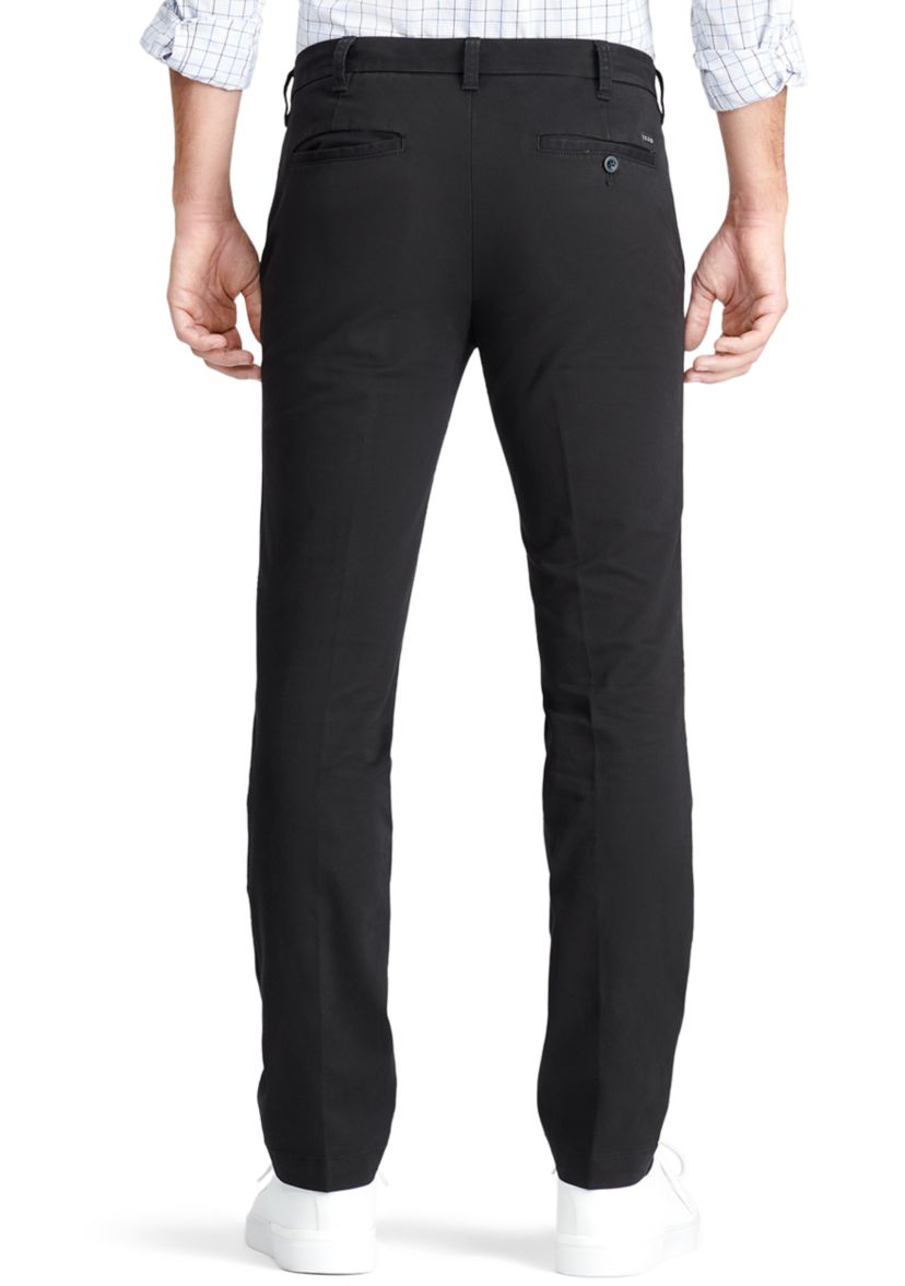Performance Stretch Straight Fit Flat Front Chino Pants