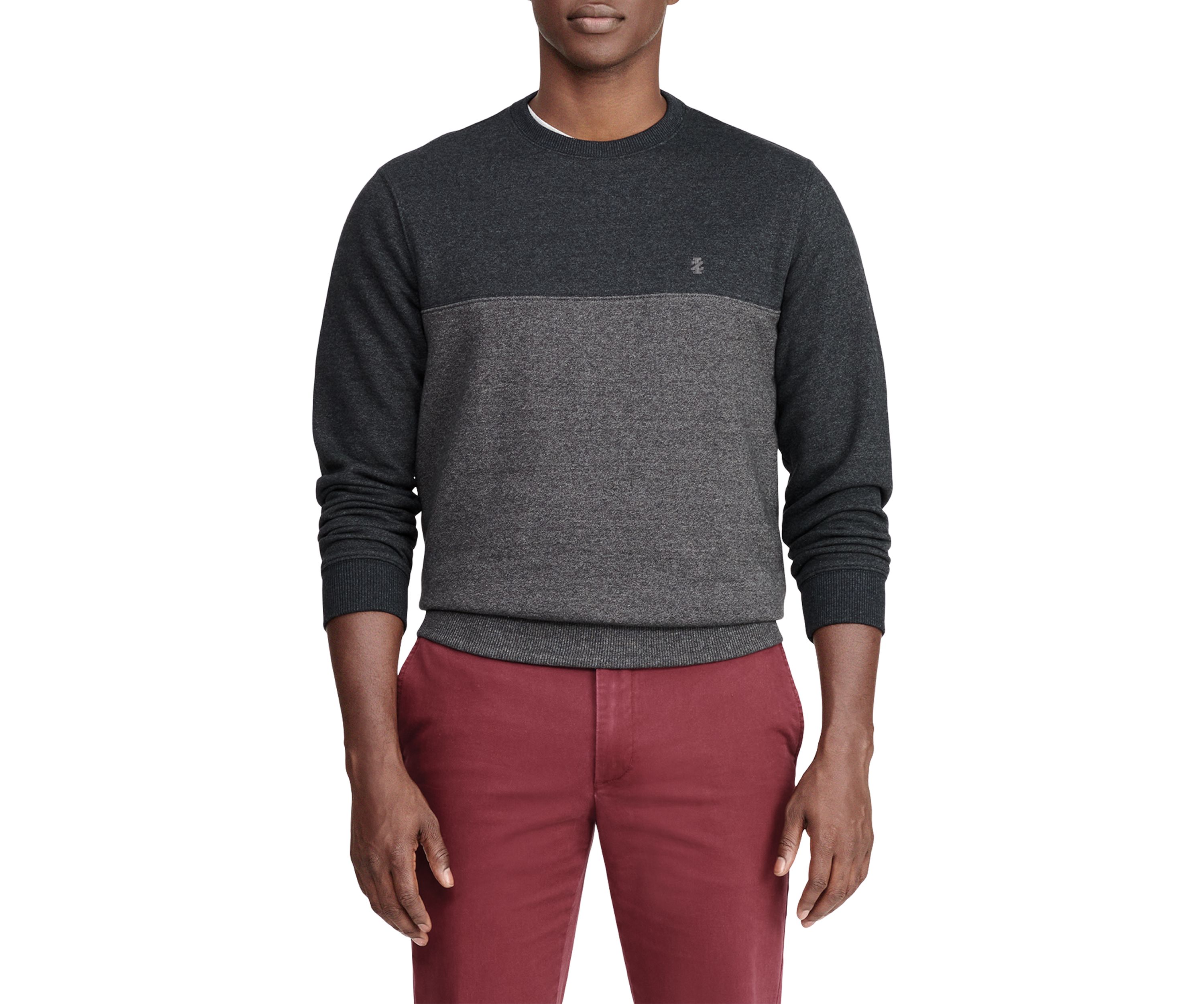 Advantage Fleece Color Block Crew Neck Sweatshirt