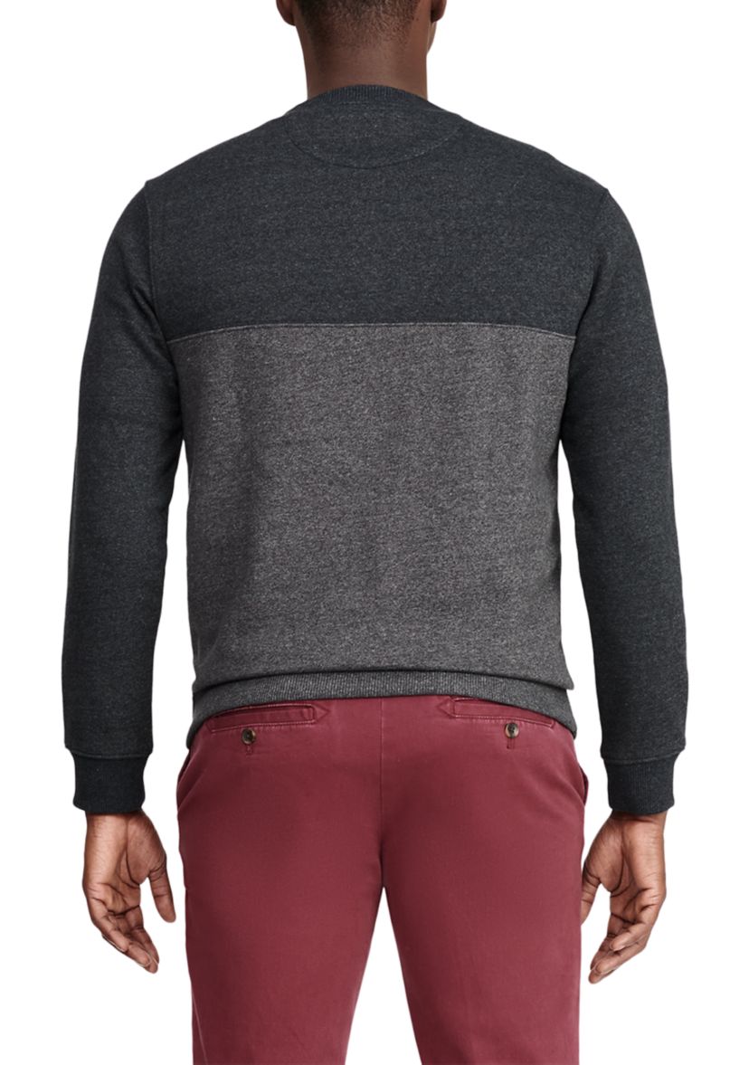 Advantage Fleece Color Block Crew Neck Sweatshirt
