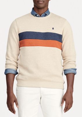 Advantage Fleece Stripe Crew Neck Shirt