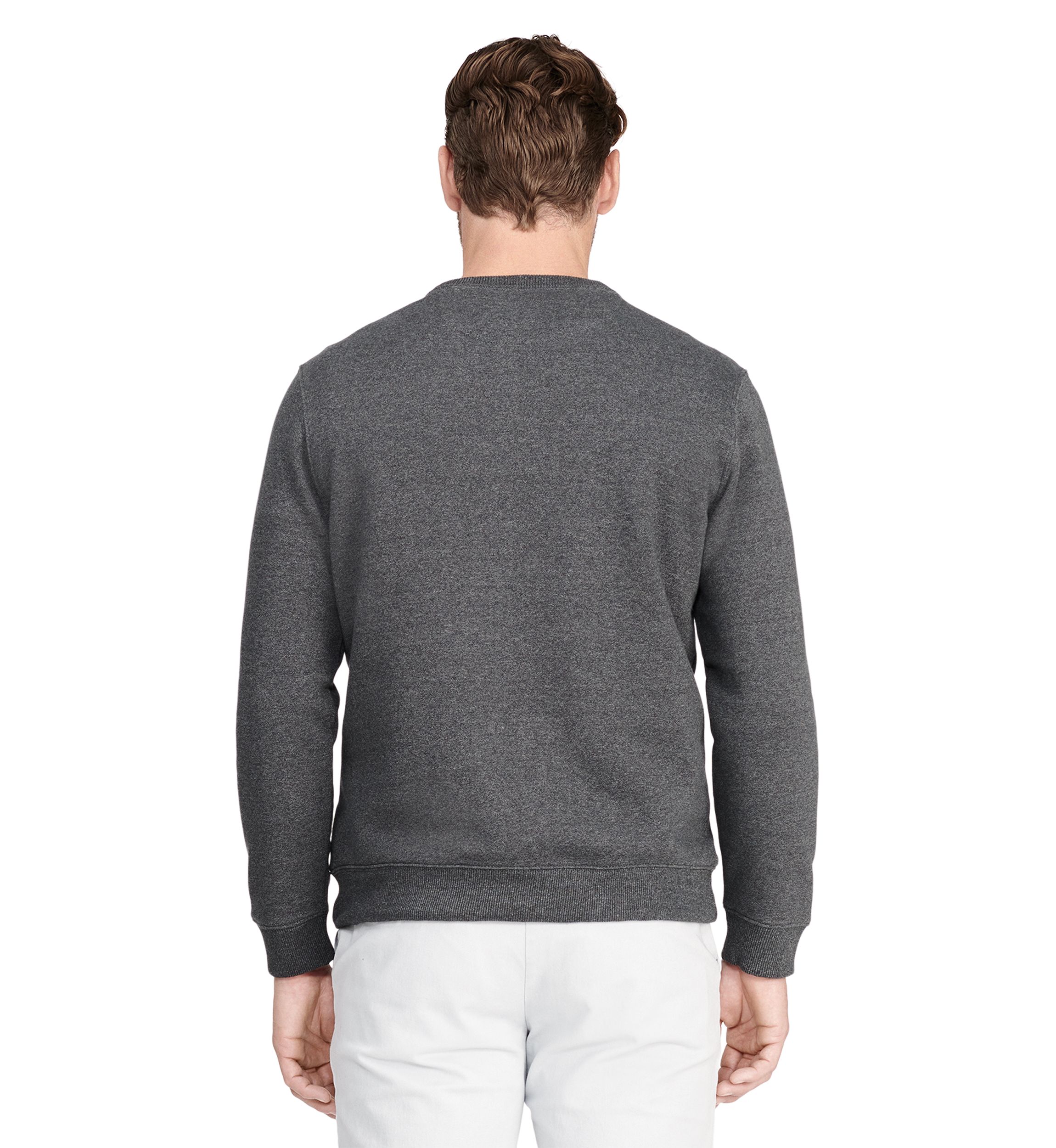 Advantage Fleece Stripe Crew Neck Shirt