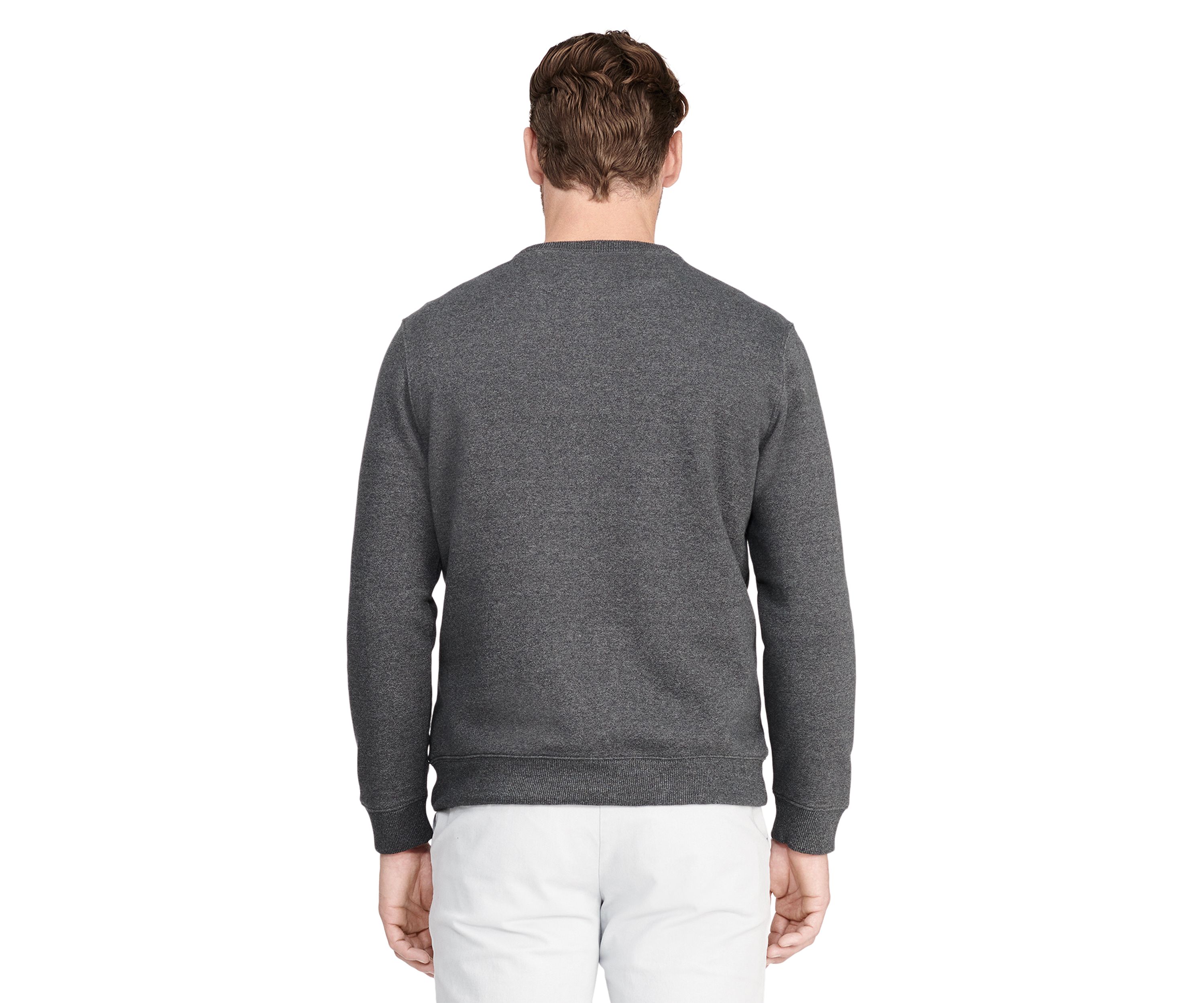 Advantage Fleece Stripe Crew Neck Shirt