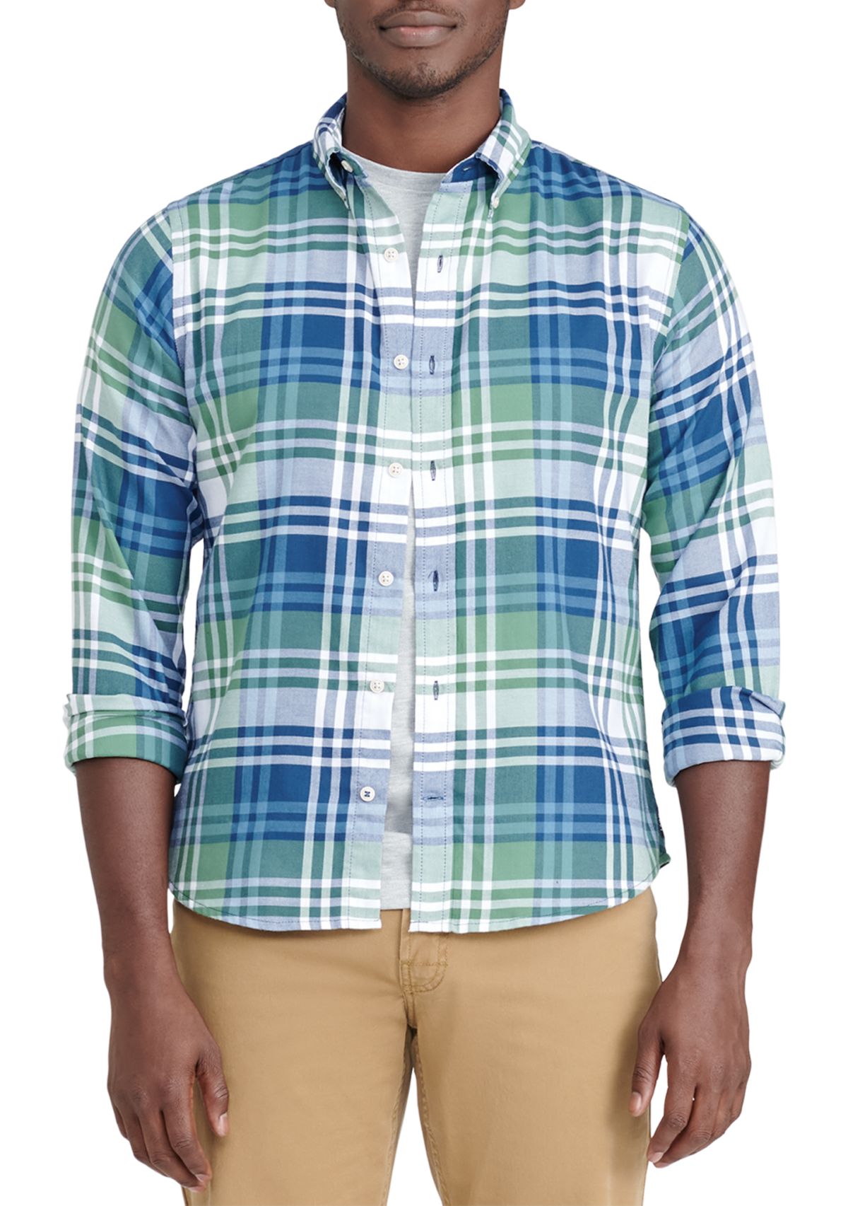 Mens Classic Fit Button Down Sport Shirt