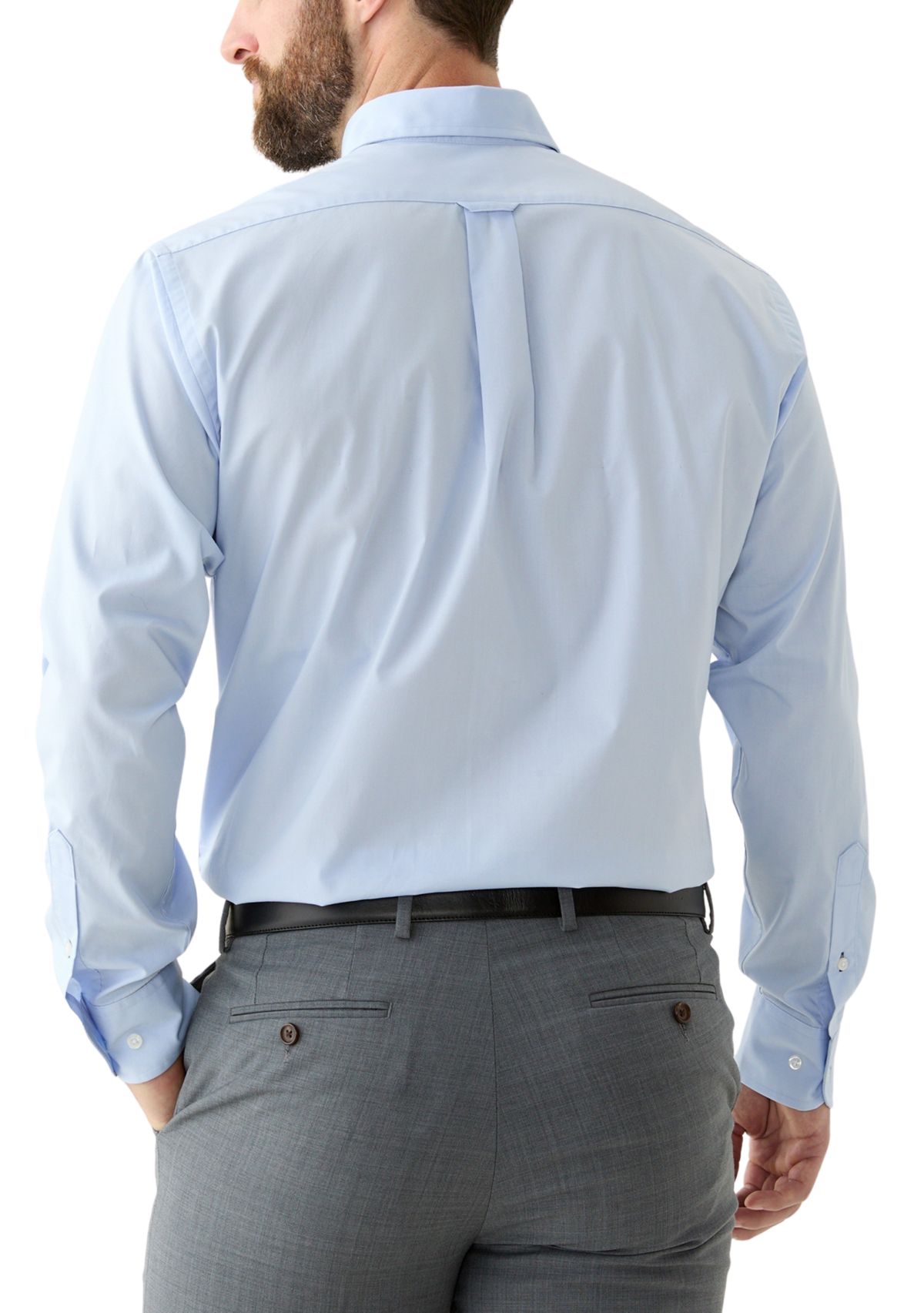 Long Sleeve Regular Button Down Solid Shirt