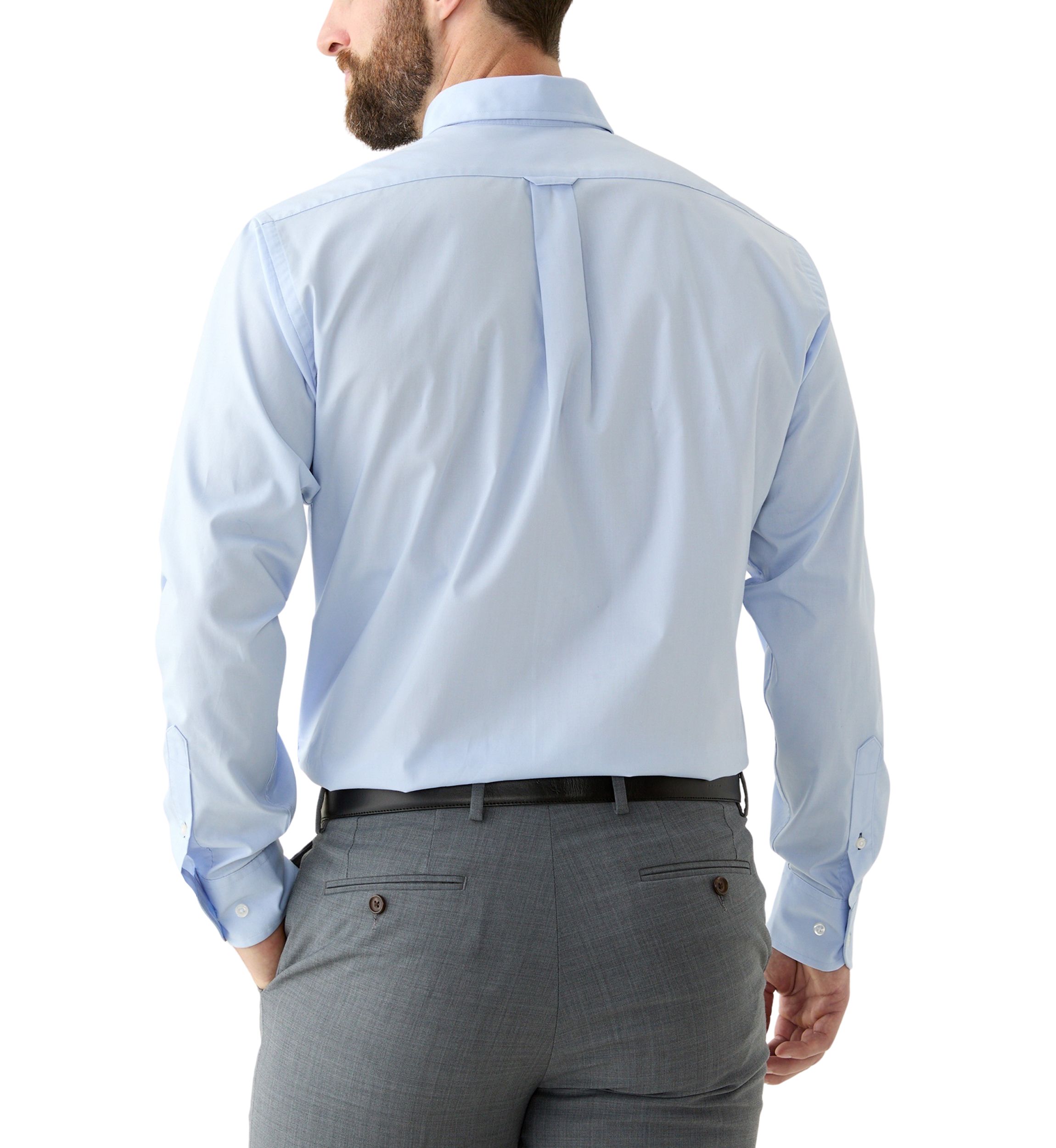 Long Sleeve Regular Button Down Solid Shirt