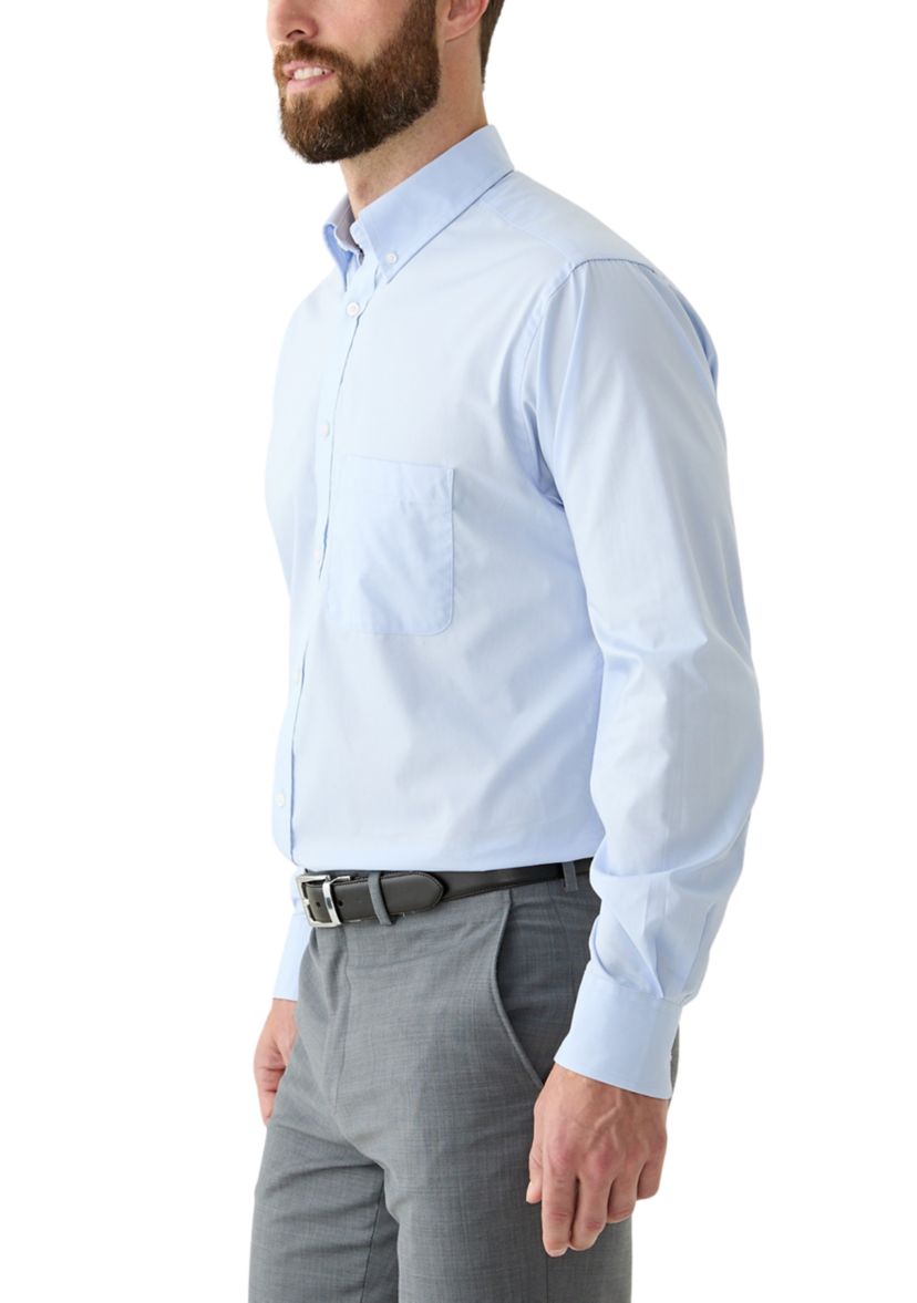 Long Sleeve Regular Button Down Solid Shirt