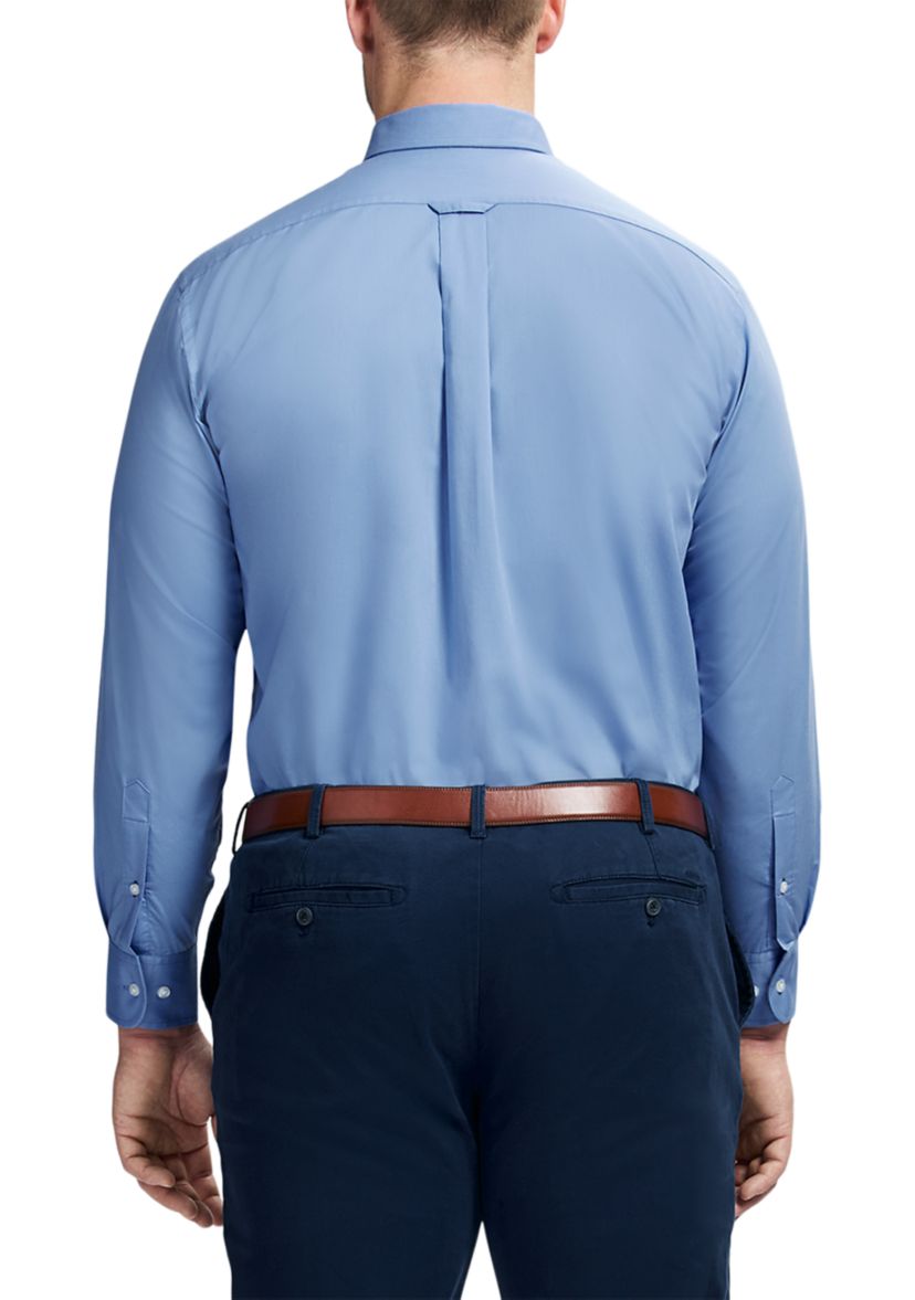 Big & Tall All-Over Stretch Button Down Shirt 